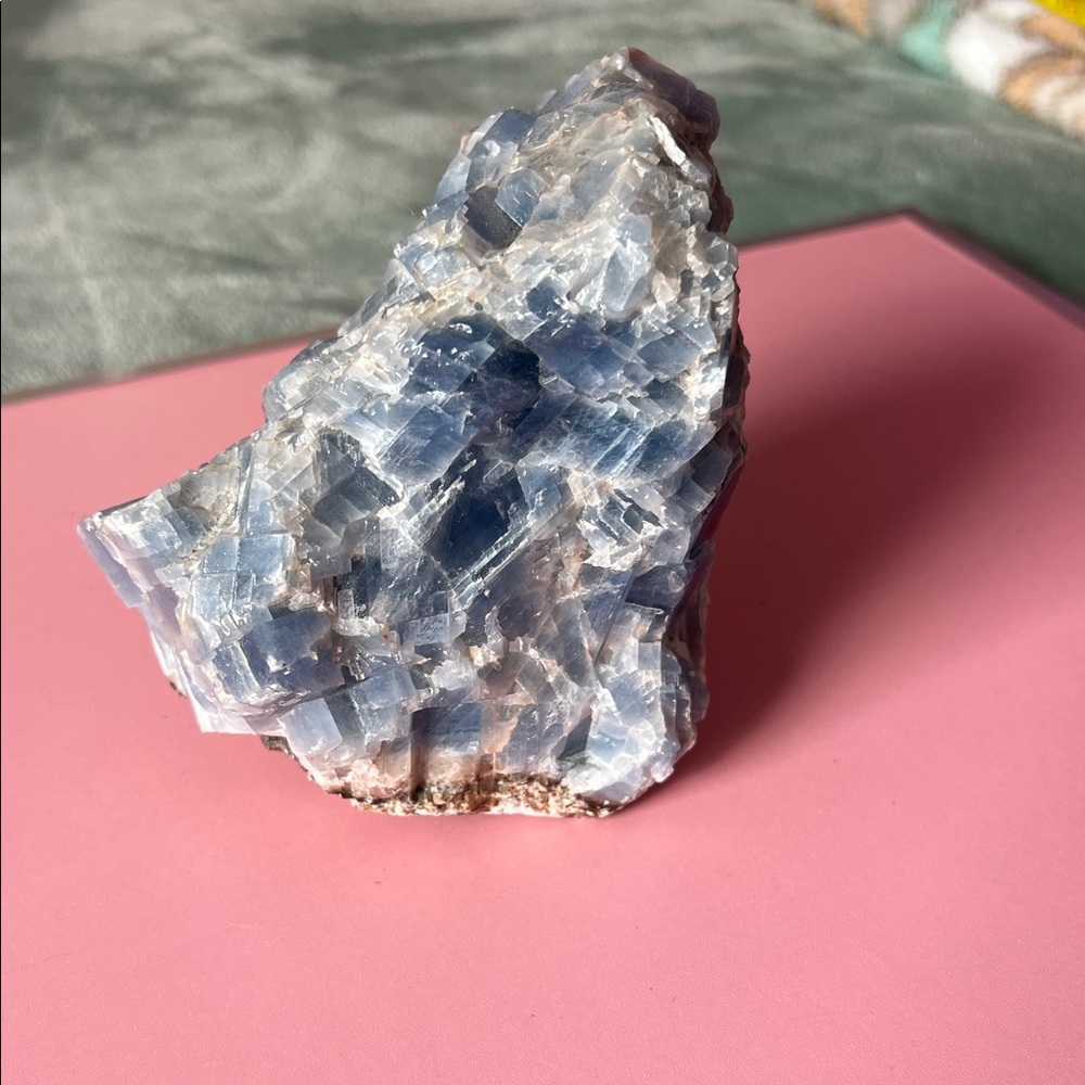 Rough Natural Blue Calcite